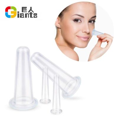 China Comfortable/Durable/Non-Toxic/Tasteless Silicone Cellulite Vacuum Therapy Set Silicone Massage Cups Face Shaping Sets for sale