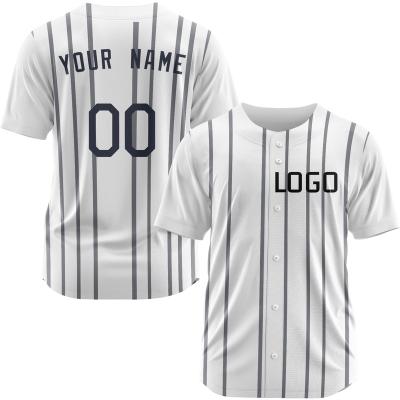 China Breathable Quick delivery custom printed Baseball Uniforms Custom Sublimated Baseball Jerseys for sale