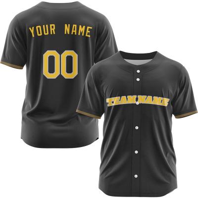 China Breathable Short Sleeve Cheap Blank Baseball Jersey Wholesale Sublimation And Embroidery World Baseball Jersey Manufacturer for sale