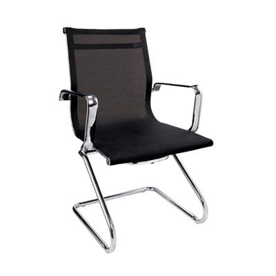 China Executive Office Chair 2021 Wholesale Price Metal Frame Arc Legs Ergonomic Mesh Design Waiting Room Office Chair for sale