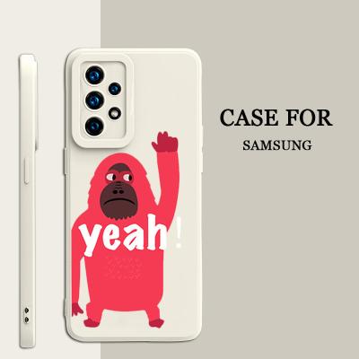 China Shockproof For Samsung Galaxy a52s a52 A53 A72 a71 A51 A22 A12 A32 de funda 325222773 5g 4G cute orangutan cell phone shell case a small for sale