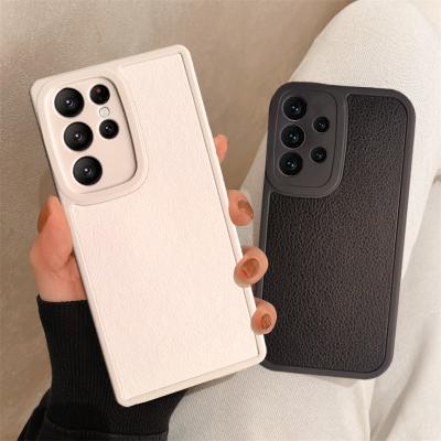 China Shockproof Applicable to Samsung AA52 A53 A52S A 52 53 52S 5G 4Gsmall mound wholesale sheepskin solid color soft small leather cell phone case for sale