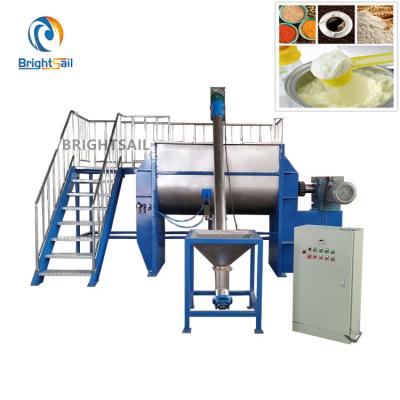 China Seaweed Food Powder Ribbon Mixer Horizontal Sugar WIth CE 200000 L for sale