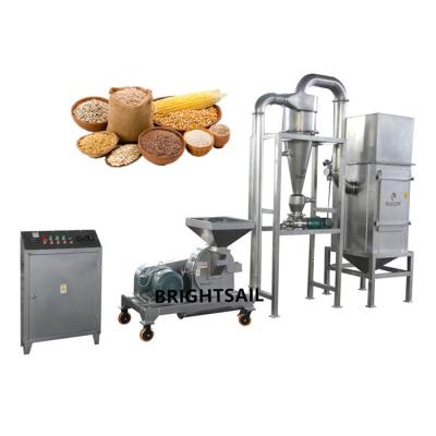 China Fine Grain Powder Machine Rice Wheat Flour Mill Grinder 10 To 120 Mesh for sale