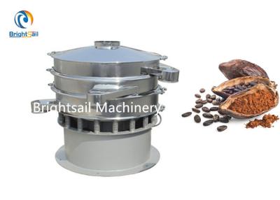 China Round Food Grade Powder Sifter Machine Sugar Cocoa Flour Sifting 10-120 Mesh for sale