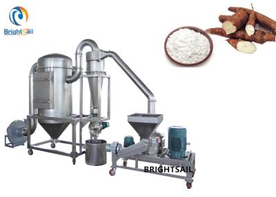 China Dried Cassava Chip Fine Powder Grinding Machine Yam Plantain Flour Air Classifier Mill for sale