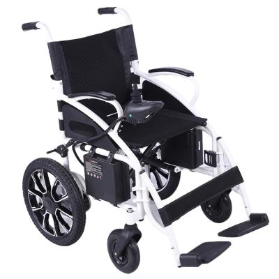 China 202203 Lightweight Aluminum Alloy Wheelchair For Disabled Folding Motorized Electric Wheelchair for sale