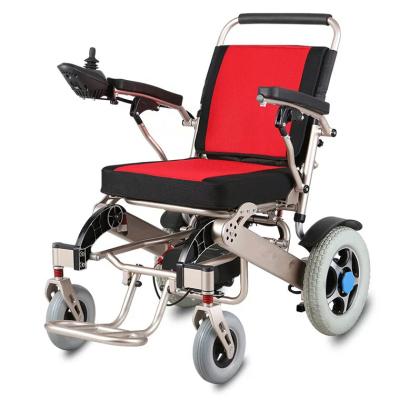 China Lightweight Aluminum Alloy Folding Lithium Powered Electric Scooter 24V500W Electric Wheelchair For Disabled Or Elders for sale