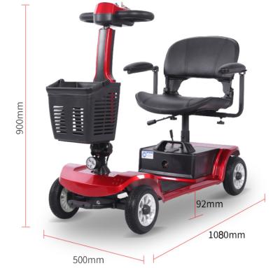 China Unisex For Elderly And Disabled Sharing Electric Scooter Four Wheel Folding Mobility Scooters for sale