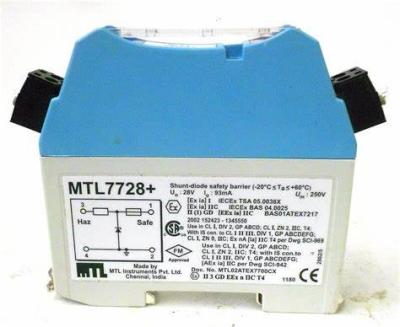 China MTL7728+ MTL Zener Safety Barrier Single Channel Analog Output Te koop