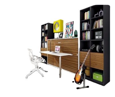 China Folding (height) adjustable murphy bed queen mechanism with horizontal desk for sale