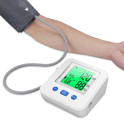 China Plastic Portable Auto Free BP Monitor Measuring Instruments Arm Blood Pressure Monitor for sale