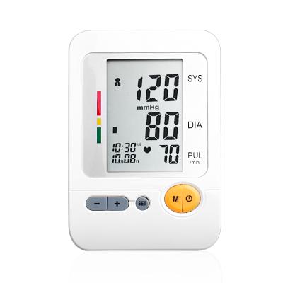 China Plastic Hospital / Home Use Digital Arm Digital Blood Pressure Monitor BP Monitor for sale