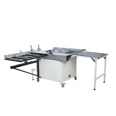 China Horizontal sliding table board saw machine 45 or 90 degree sliding table wood saw automatic precision cutting machine price for sale for sale