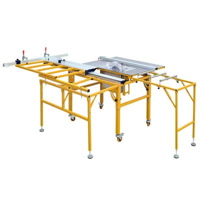 China JT400 Pro horizontal bending table saw with wheel table board saw for woodworking sliding portable machines single phase for sale