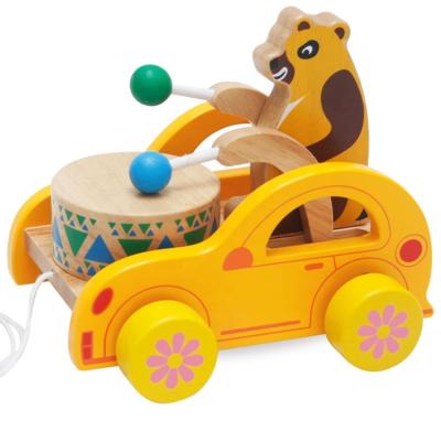 China Bear Design Eco - Friendly Push / Drag Toys Educational Toys For Children Kids Toddler Baby for sale