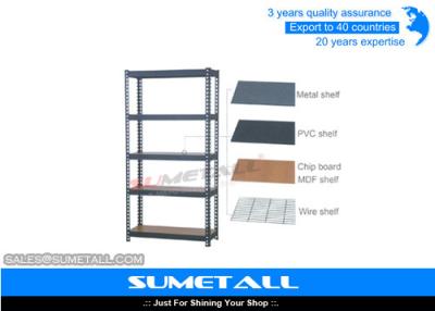 China Free Standing Boltless Rivet Shelving Industrial Metal Shelves For Storage for sale