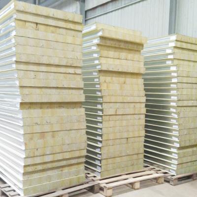 China Exterior Partition Wall Basalt Wool Sandwich Panels In Poland for sale