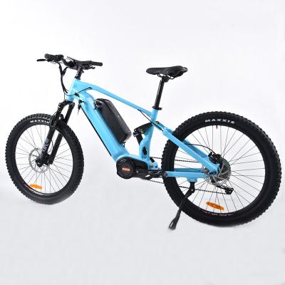 China Aluminum Alloy Battery Electric Vehicles Ebike Bafang Bafang Dual Motor Electric Mountain Bike Bicycle with Dual Battery for sale