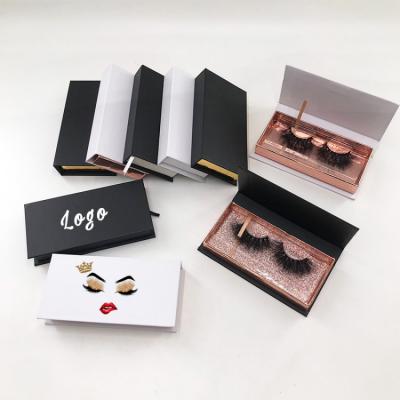 China Luxury Custom Recycled Mink Eyelash Vendor Case Packaging Materials Lashpackaging Box for sale