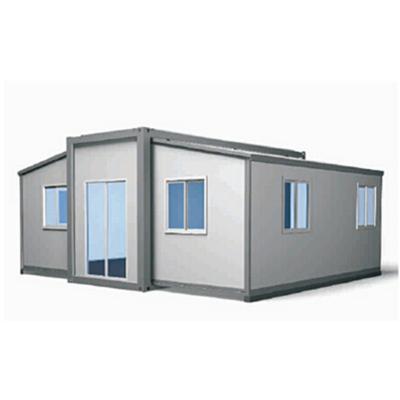 China Rapid Build Prefab Luxury Movable Container Home Two Rooms And One Hall 20 Feet 40 Feet Extended Folding Modular Home for sale