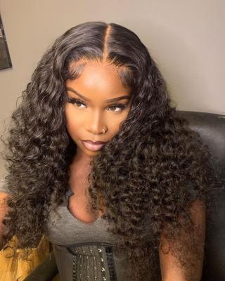 China Water Wave JP 10a Mink Brazilian Hair Vendor, Water Wave Hd Lace Frontal Wig, Hair Hd Lace Front Wig for sale