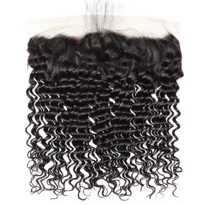 China JP 13x4 Deep Wave Deep Wave HD Lace Frontal, HD Lace Frontal Closure, Sheer Lace Bandeau for sale