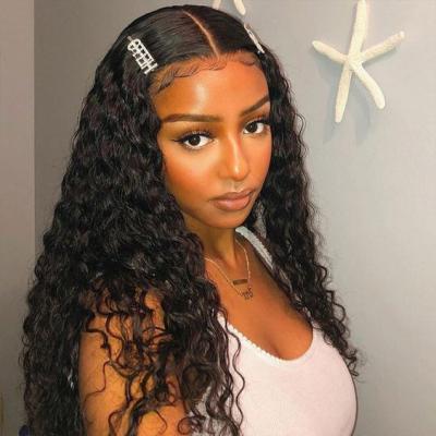 China JP Raw Lace Water Wave Hd Frontal Wig, Transparent 360 Full Hd Lace Wig Hair, 360 Lace Frontal Wig Water Wave for sale