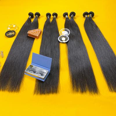 China Silky Straight Wave JP Cuticle Aligned Mink Hair Bundle With Closure For American Women for sale