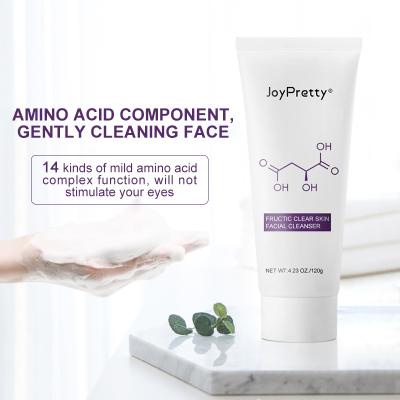 China Acne Treatment Factory Price Goat Milk Deep Clean Cleansing Foam Hot Sale Anti Wrinkle Skin Whitening Amino Acid Facial Cleanser for sale