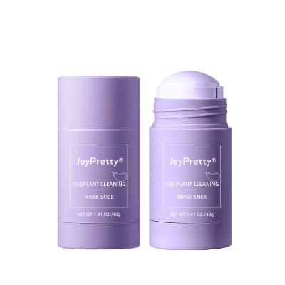 China Personal Skin Care Nourishing Natural Facial Mask Acne Treatment Improve Oil Skin Moist Eggplant Mask Stick Cleansing Face Mask for sale