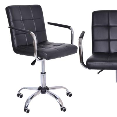 China (Size) 2023 Swivel Company Modern Luxury Genuine Leather Black Adjustable Mesh Metal Chairs Executive Office Swivel Chairs for sale