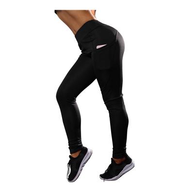 China Antibacterial High Waisted Workout Leggings Women Yoga Gym Leggings With Pockets for sale