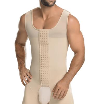 China Viable High Compression Adjustable Crotchless Body Shaper Men Shapewear For Men Slimming Mens Shapewear for sale