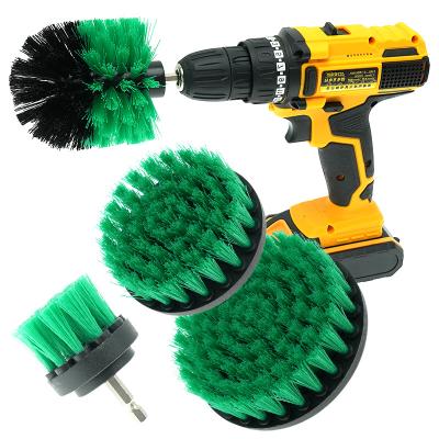 China Sustainable Industrial drill cleaning brush attachments set Durable Nylon polishing brush for electric drill for sale