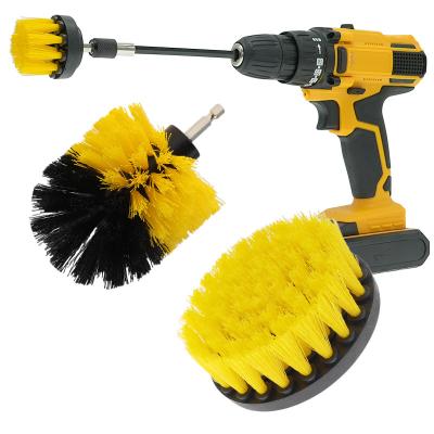 China Sustainable 4 Pack Power Scrubber Cleaning Brush Extended Long Attachment Set All Purpose Brush Drlii Kit for sale