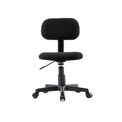 China Hot Selling Comfortable (Height) Computer Adjustable No Arms Swivel Cheap Single Typist Task Chair Secretary Mesh Fabric Staff Chair Without Armrest for sale