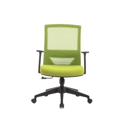 China Hot Selling New Design Mid Back Fabric Home Office Computer Mesh Ergonomic Comfortable Rotating Chair for sale