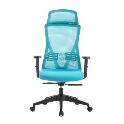 China (Height) 2021 High Back Office Supervisor High End Ergonomic Comfortable Computer Desk MESH Adjustable Chair for sale