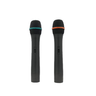 China China Manufacturer Sale Karaoke Stage Handheld Conference 2 Channels Wireless Handheld Microphone UHF Microphone With Receiver for sale