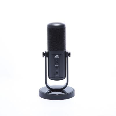 China Hot Sale Modern Design Headset Microphone Sound Canceling Smart USB Condenser Microphone Studio Recording With Stand for sale