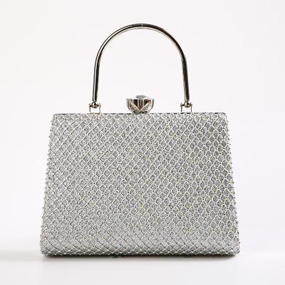 China No New High Quality Diamond Rhinestone Square Clutch Purse Evening Party Purse Wallet Bag For Women 2021 Fashion for sale