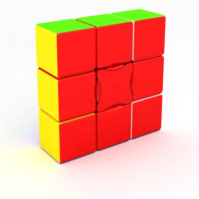 China Eco-friendly Yongjun 1x1x3 style puzzle educational plastic magic cube stickerless for sale