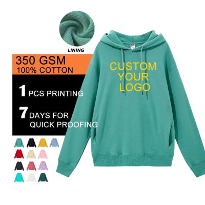 China Anti-Wrinkle XINQI Hoodies Custom Men's Pullover Bulk 14 Color OEM/ODM 300 Gsm Oversized Long Sleeves Hoodies Unisex for sale