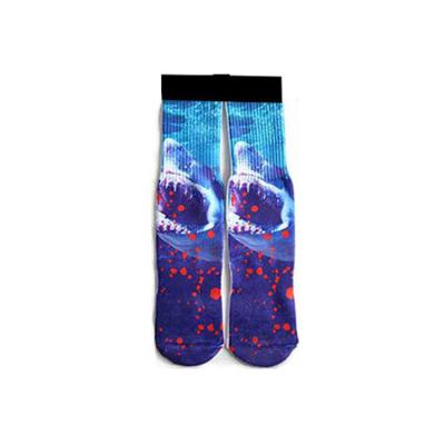 China Wholesale XINQI QUICK DRY Digital Printing 3D Socks OEM/ODM Heat Transfer Sports Men's Street Basketball Towel Sublimation Custom Sock for sale