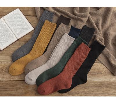 China 2021 QUICK DRY wool stocking high quality women colorful custom made scrunchy socks for sale