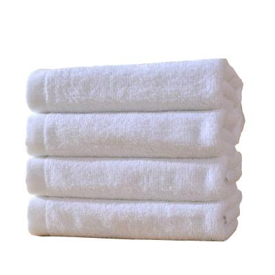 China Wholesale Hotel Viable For Home Batch 35*75 Thick Microfiber White Towels Set Large Hotel White Towel for sale