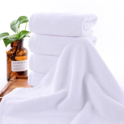 China Quality Sustainable Cheap Custom For Home Hotel Batch Wash Towel Microfiber 35*75 Thick White Hotel Towels for sale