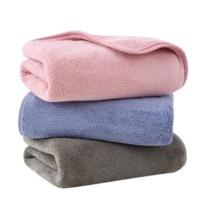 China Sustainable Brand New Logo Face Cloth Backing Customed Cleansing Towel Hair Cleaning Towel for sale