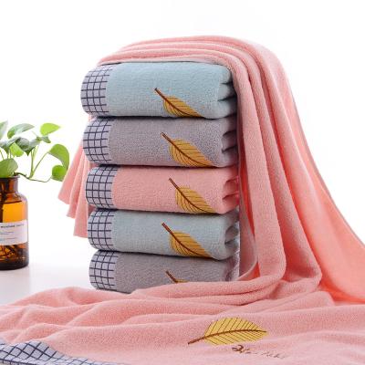 China Wholesale Cheap Microfiber Coral Fleece Bath Towel Gift Soft Absorbent Face Towel Safe For Kids for sale